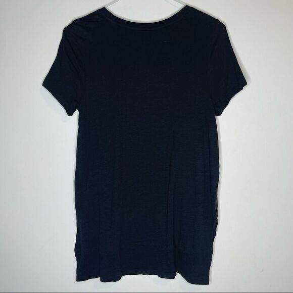 Small Soft Surroundings Black 100% Cotton Soft Top - Picture 4 of 6